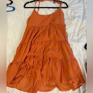 Forever 21; Size M; Orange summer dress